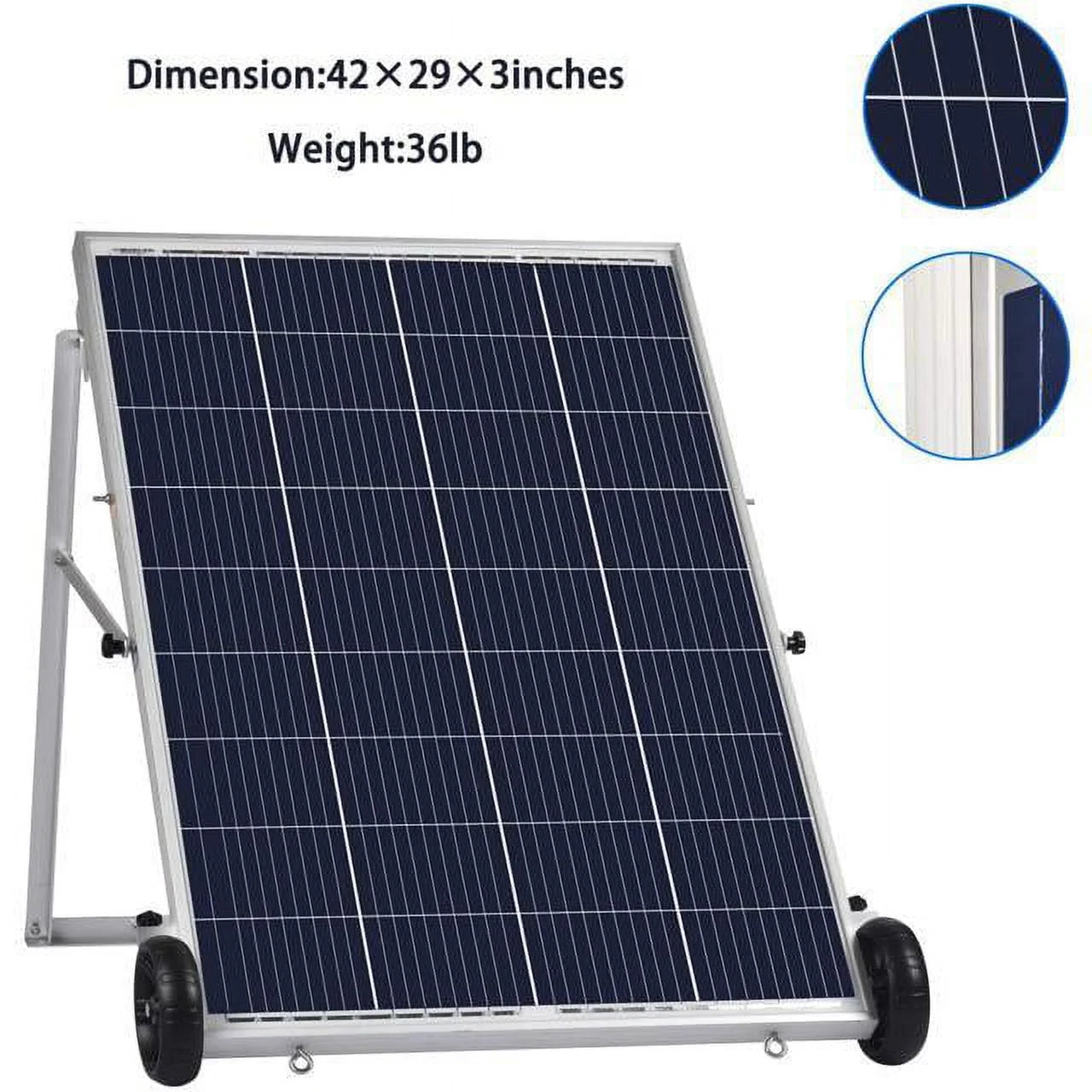 Nature'S Generator Elite - Platinum System:3600W Solar & Wind Powered Pure Sine Wave Off-Grid Nature'S Generator Elite+1200W Nature'S Generator Power Pod Elite+4Pcs 100W Solar Panel