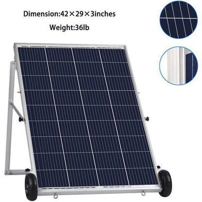 Nature'S Generator Elite - Platinum System:3600W Solar & Wind Powered Pure Sine Wave Off-Grid Nature'S Generator Elite+1200W Nature'S Generator Power Pod Elite+4Pcs 100W Solar Panel