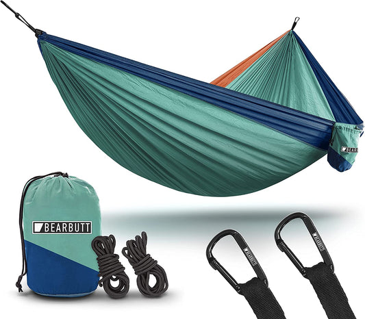 Camping Hammock - Hammock - Camping Gear - 2 Person Hammock - Backpacking Tree Hammock - Double Hammock Camping - Hiking Gear - Portable Hammock for Camping - Travel Hammock - Outdoor